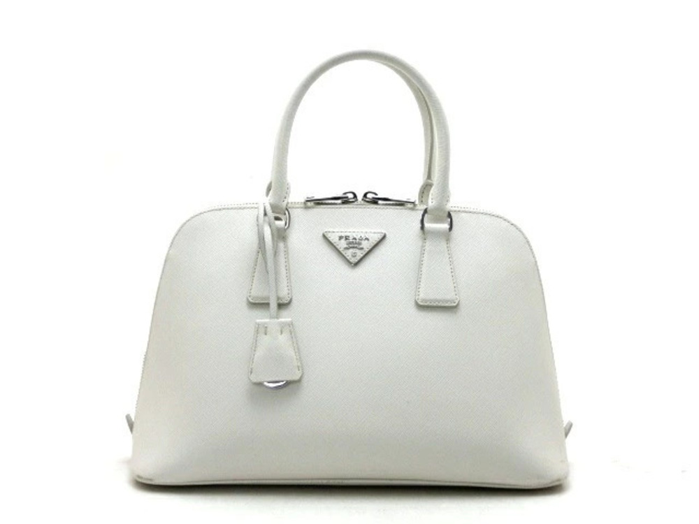 Prada Saffiano Handbag White